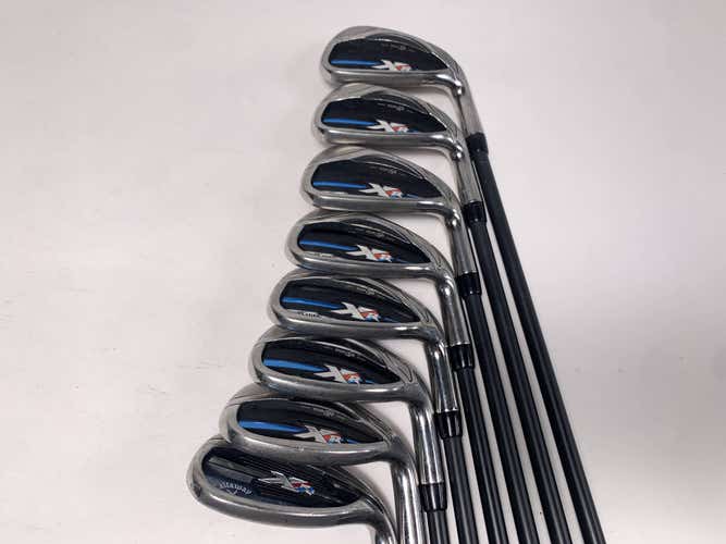 Callaway XR OS Iron Set 5-PW+SW+LW Bassara 50x5ct 50g Ladies Graphite Womens RH