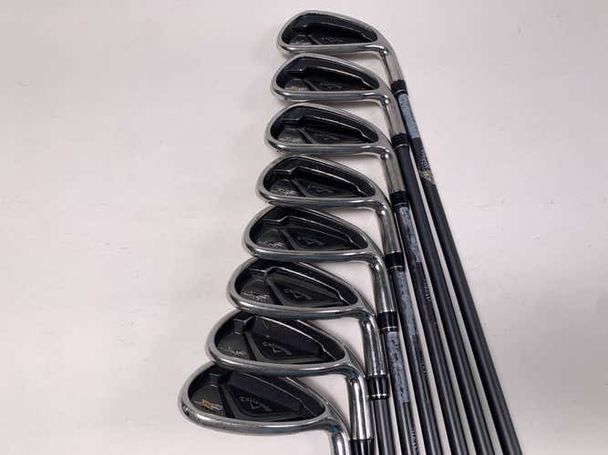 Callaway X2 Hot Iron Set 5-PW+GW+SW X2 Hot 60g Regular Graphite Mens RH
