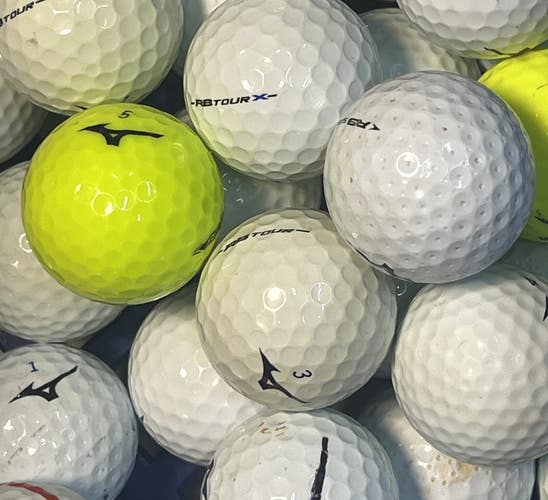 15 Premium AAA Asst. Mizuno Used Golf Balls. Includes 566's, RB Tours, RB max