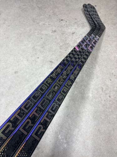 3 Pack 85 Flex P90TM Senior CCM RibCor Trigger 9 Pro Left Hand Hockey Stick Pro Stock NCAA