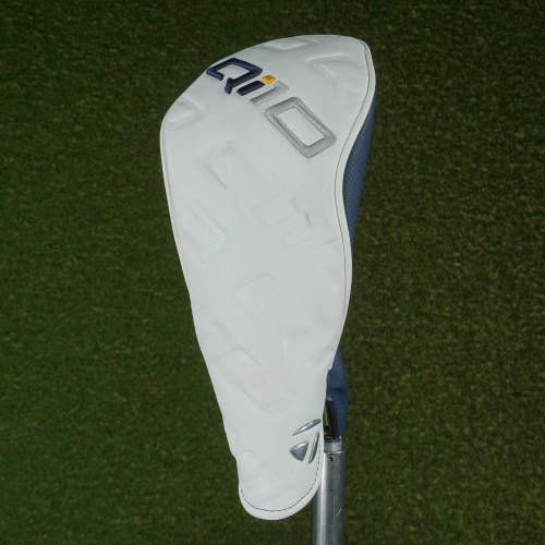 TAYLORMADE QI10 DRIVER HEADCOVER WHITE / BLUE ~ LOOK!!