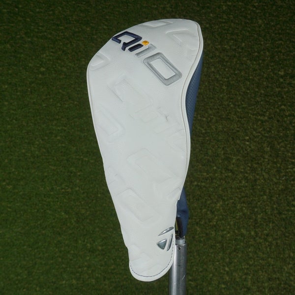 TAYLORMADE QI10 DRIVER HEADCOVER WHITE / BLUE ~ LOOK!!