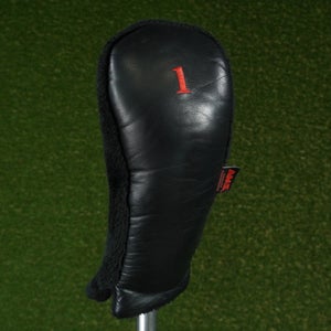 AM&E DRIVER HIGH QUALITY 1 HEADCOVER BLACK ~ LOOK!!