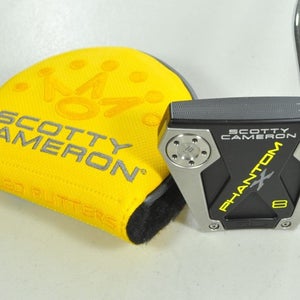 Titleist 2019 Scotty Cameron Phantom X 8 34" Putter RH Steel with Cover # 207581
