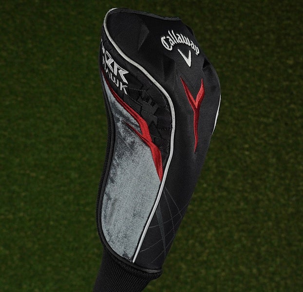 CALLAWAY RAZR HAWK DRIVER HEADCOVER SOCK BLACK / GRAY / RED ~ LOOK!!