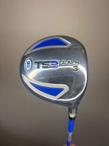 US Kids Golf TS3 3-Wood 17 Graphite Youth Flex 42 +HC NICE