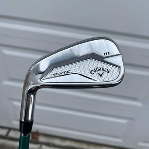 Callaway Elyte HL 7-Iron KBS Max 80 Stiff Flex Lefty 37.25 MINT