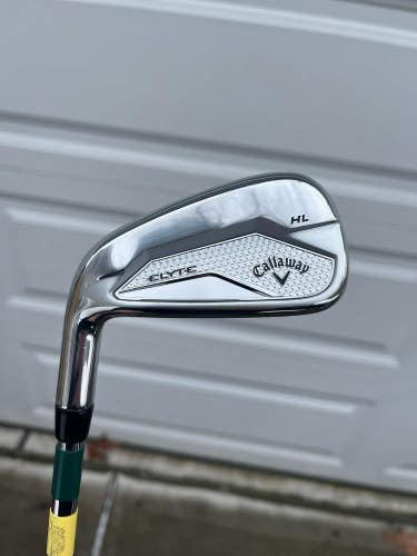 Callaway Elyte HL 7-Iron KBS Max 80 Stiff Flex Lefty 37.25 MINT