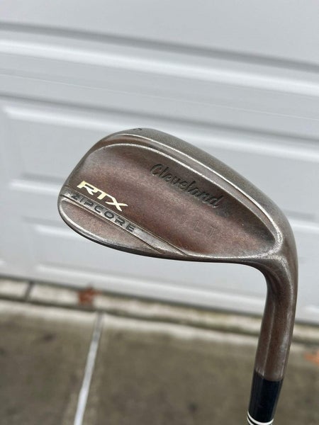 Cleveland Tour Issue RTX ZipCore Raw Sand Wedge 54 / 10 S400 Stiff Flex 35.5