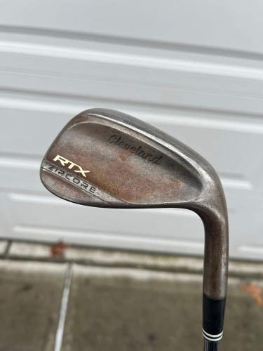 Cleveland Tour Issue RTX ZipCore Raw Gap Wedge 50 / 10 S400 Stiff Flex 35.75