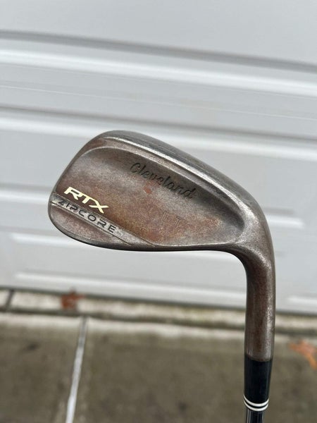 Cleveland Tour Issue RTX ZipCore Raw Gap Wedge 50 / 10 S400 Stiff Flex 35.75