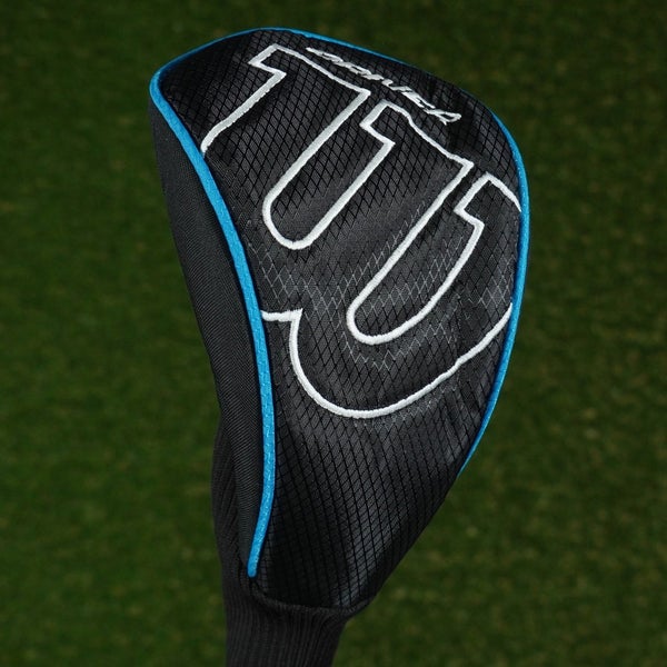 WILSON DRIVER HEADCOVER SOCK BLACK / BLUE ~ LOOK!!