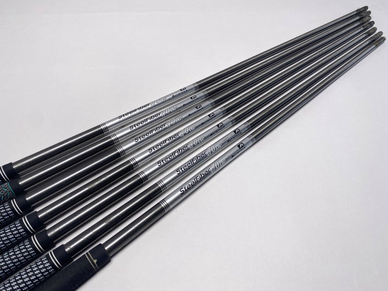 AeroTech SteelFiber i70cw Regular Iron Set of 7 34''-36.5'' Shafts- Pull 0.355