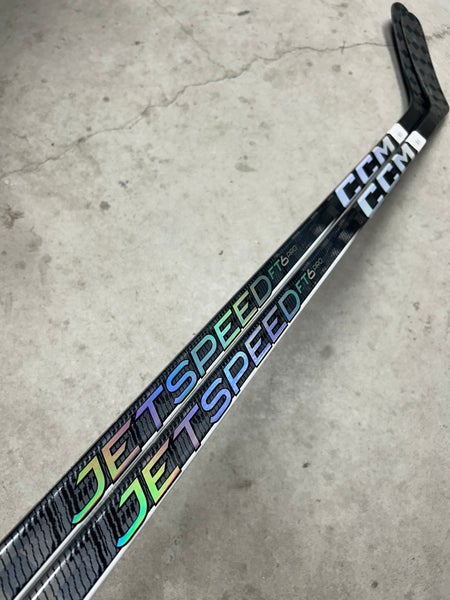 2 PACK 75 Flex P88 Senior CCM JetSpeed FT6 Pro Left Hand Hockey Stick P88 Pro Stock (New) NHL