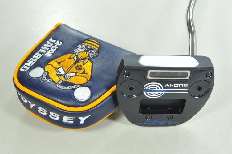 Odyssey Ai-ONE 2-Ball Jailbird Mini 35" Putter Right Stroke Lab Steel # 207413