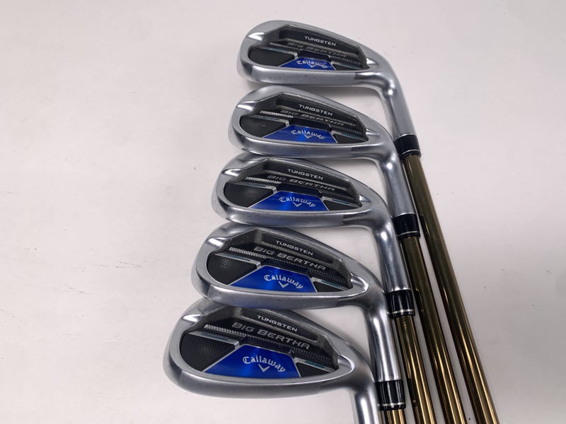 Callaway Big Bertha REVA Womens Iron Set 7-PW+GW ATTAS Speed Series Ladies RH