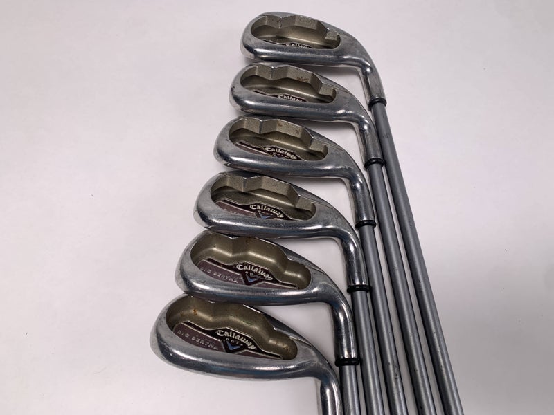 Callaway 2006 Big Bertha Iron Set 6-PW+SW 55g Ladies Graphite Womens RH