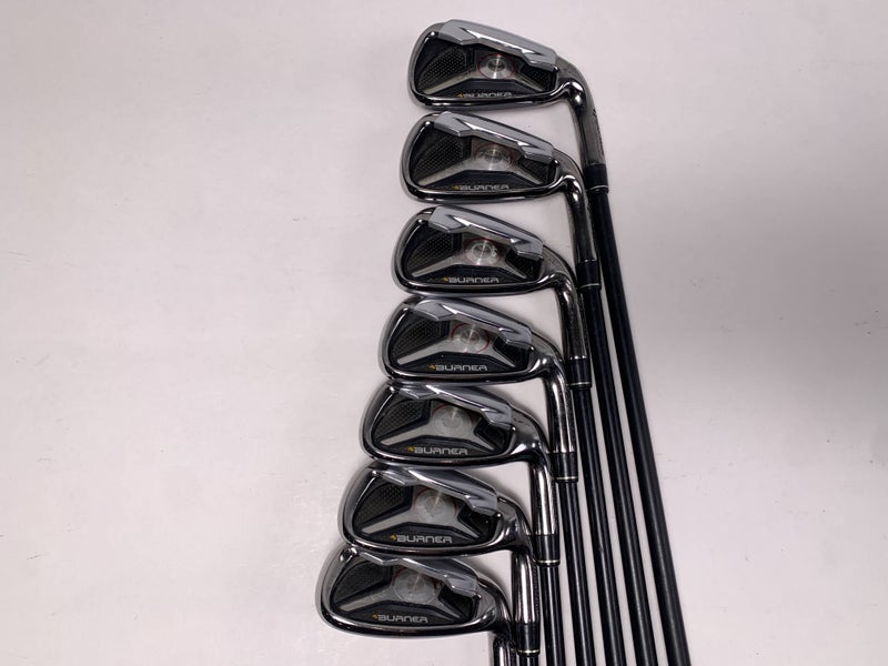 TaylorMade Burner 2009 Iron Set 5-9+GW REAX SuperFast 65g Regular RH +1/2''