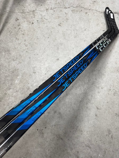 3 PACK 80 Flex P28 Senior CCM Jetspeed FT7 Pro Left Hand Hockey Stick Pro Stock (New) NCAA