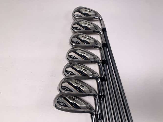 Callaway Mavrik Max Iron Set 5-PW+SW Project X Catalyst 5.0 55g Senior RH