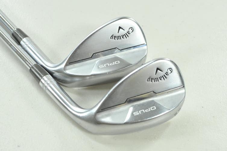 Callaway Opus Brushed Chrome 52*, 56* Wedge Set Right DG S400 Steel # 207476