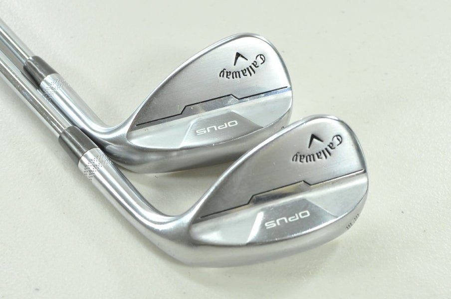 Callaway Opus Brushed Chrome 52*, 56* Wedge Set Right DG S400 Steel # 207476