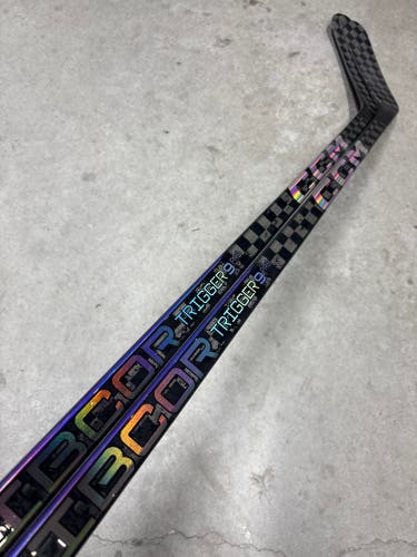 2 Pack 95 Flex P92M Senior CCM RibCor Trigger 9 Pro Left Hand Hockey Stick Pro Stock NCAA