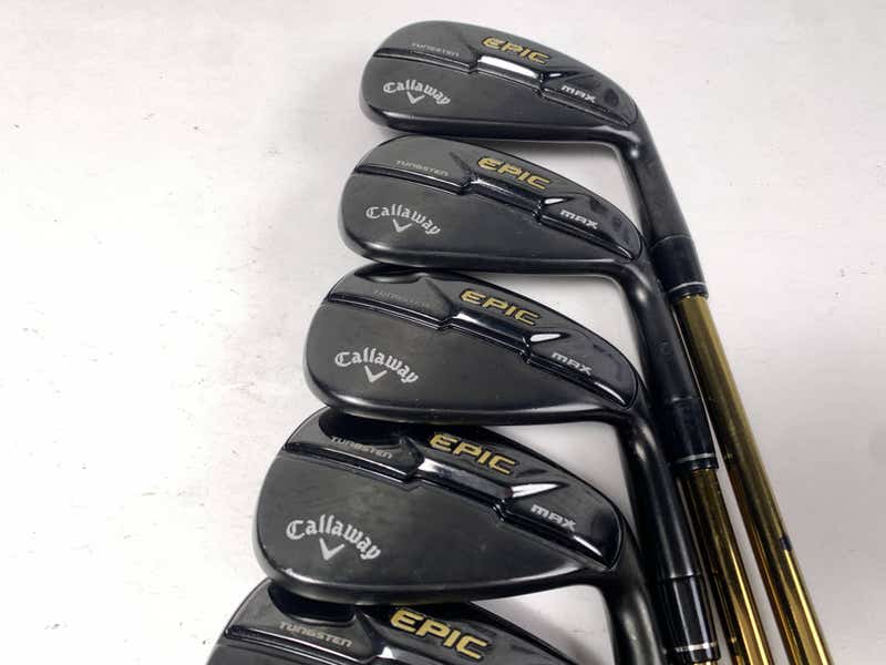 Callaway EPIC MAX Star Iron Set 6-PW+GW+SW ATTAS Speed Series 40g