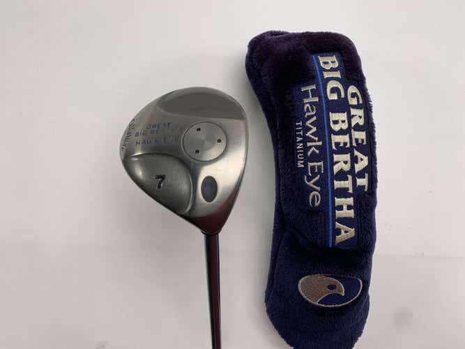 Callaway Hawkeye 7 Fairway Wood 21* Hawk Eye UL Senior Graphite Mens RH HC