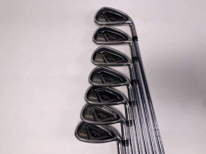 Callaway X2 Hot Iron Set 5-PW+GW True Temper XP 95 S300 Stiff Steel Mens RH