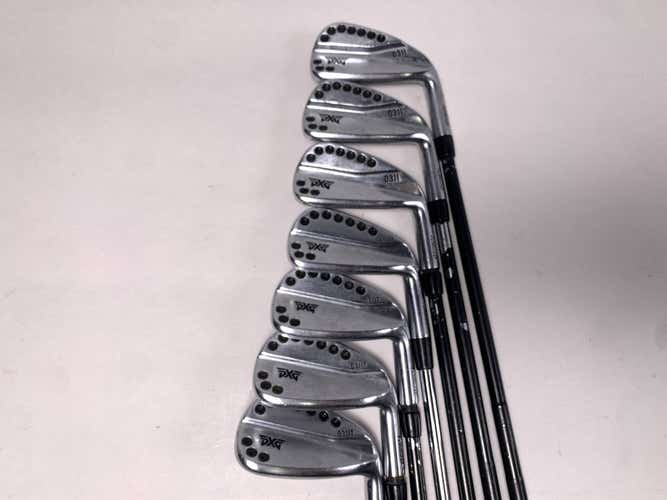 PXG 0311/ 0311 T Combo Chrome Iron Set 4-PW DG Tour Issue X100 Black XStiff RH