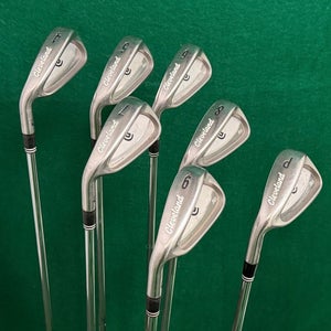 LH Cleveland TA6 4-PW Iron Set Factory ActionLite Steel Regular