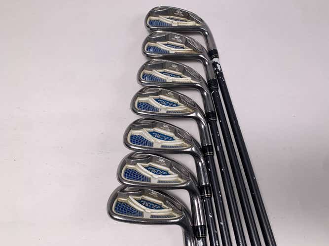 Cobra AMP Cell Blue Iron Set 5-PW+GW 55g Regular Graphite Mens RH