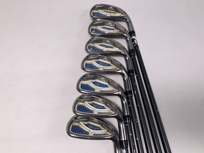 Cobra AMP Cell Blue Iron Set 5-PW+GW 55g Regular Graphite Mens RH