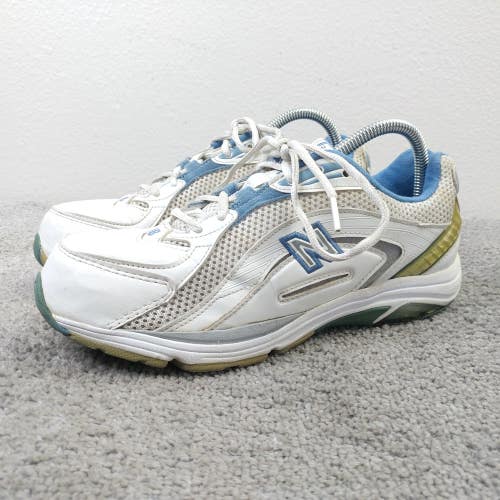 New Balance 846 Womens 8.5 D Walking Shoes Low Top Sneakers Blue White Leather