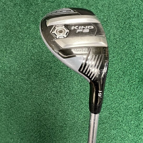 Cobra King F8 3 Hybrid 19 Aldila Rogue S-75g Graphite Stiff Flex RH 40.25in