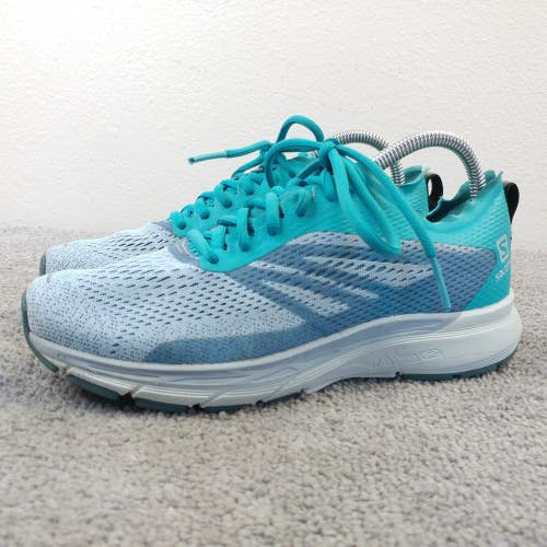 Salomon Sonic RA Pro 2 Womens Size 7 Running Shoes Blue Athletic Sneakers