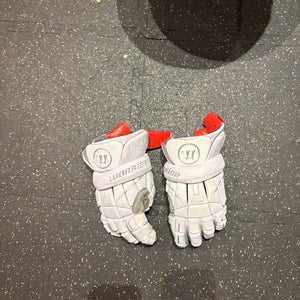White Warrior Evo Lacrosse Gloves 13" (Used)