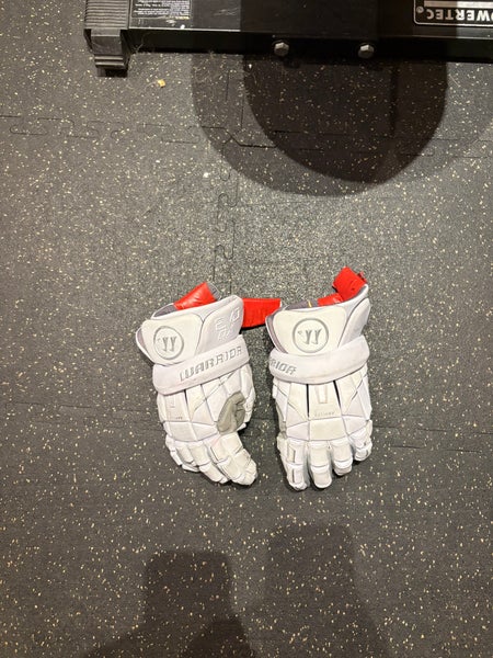 White Warrior Evo Lacrosse Gloves 13" (Used)