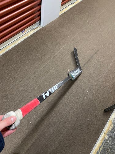 PRO STOCK ECHL Warrior Ritual M1 Pro + Regular Goalie Stick 24" Paddle