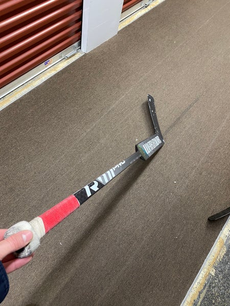 PRO STOCK ECHL Warrior Ritual M1 Pro + Regular Goalie Stick 24" Paddle