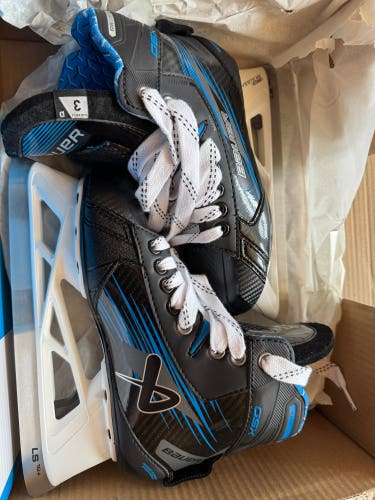 2024 Bauer GSX Hockey Goalie Skates Regular Width Size 3 (New)