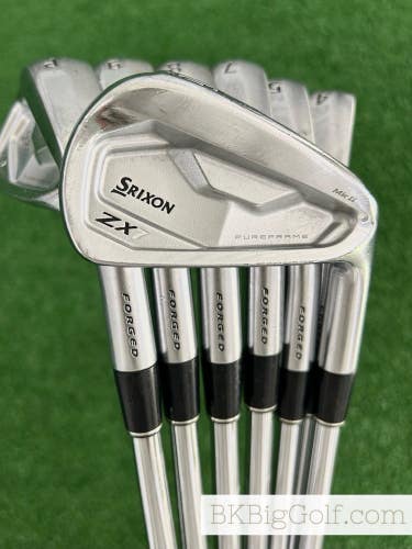 Srixon ZX7 Mkii Forged Iron Set 4-P / Project X 6.5 Extra Stiff