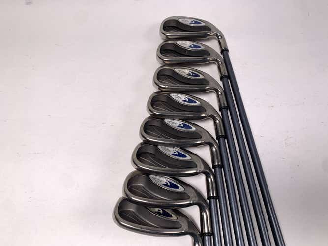 Callaway Hawkeye Titanium irons Iron Set 4-PW+SW Hawk Eye Firm Mens RH