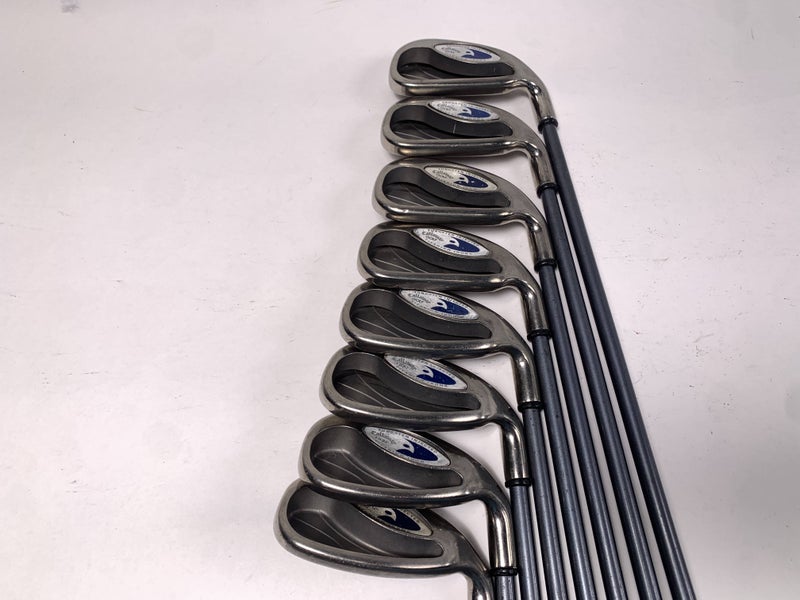 Callaway Hawkeye Titanium irons Iron Set 4-PW+SW Hawk Eye Firm Mens RH