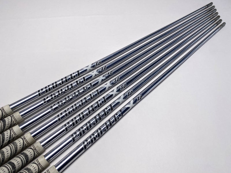 Project X IO 6.0 110g Stiff Steel Iron Set of 7 Shafts 34.5''-37''- Pull 0.355