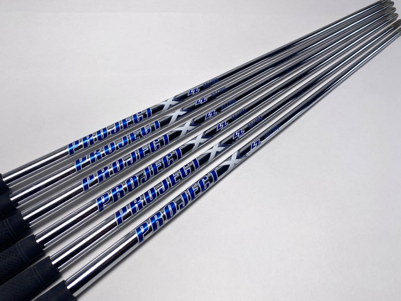 Project X LZ 6.5 125g X-Stiff Steel Iron Set of 6 Shafts 34.5''-37''- Pull 0.355