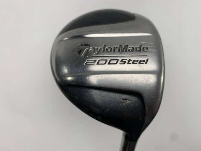 TaylorMade 200 Steel 7 Fairway Wood 21* Lite S-90 Stiff Graphite Mens RH
