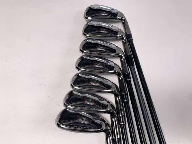 TaylorMade Burner 2009 Iron Set 6-PW+GW+SW Accra 70i Regular Graphite Mens RH
