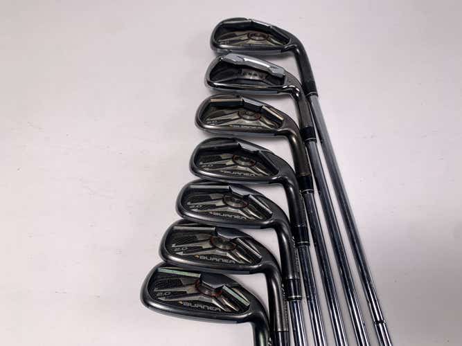 TaylorMade Burner 2.0 Iron Set 5-PW+GW Burner 2.0 Stiff Steel Mens RH